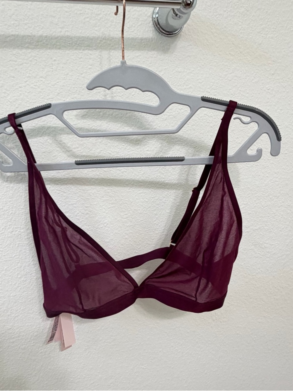 Victoria's Secret Sheer Mesh Bralette in Plum - Picture 10 of 10